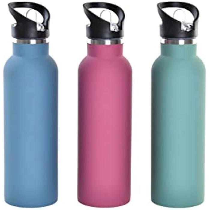 Bouteille Isotherme - DKD HOME DECOR - Standard - Acier Inoxydable - 7,2 X 7,2 X 27 Cm - Mixte