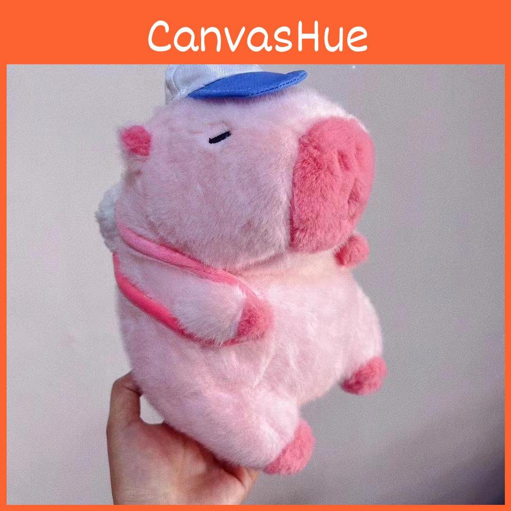 Animal Pink Capybara Sports Dress Up Plush Doll Kids Birthday Gift Decor Home