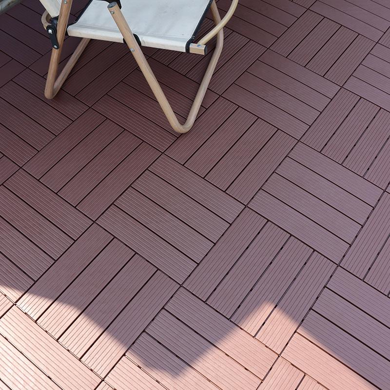 WPC Interlocking DIY Outdoor Flooring: Anti-Corrosion, Self-Laying for Balcony, Terrace, Courtyard Renovation