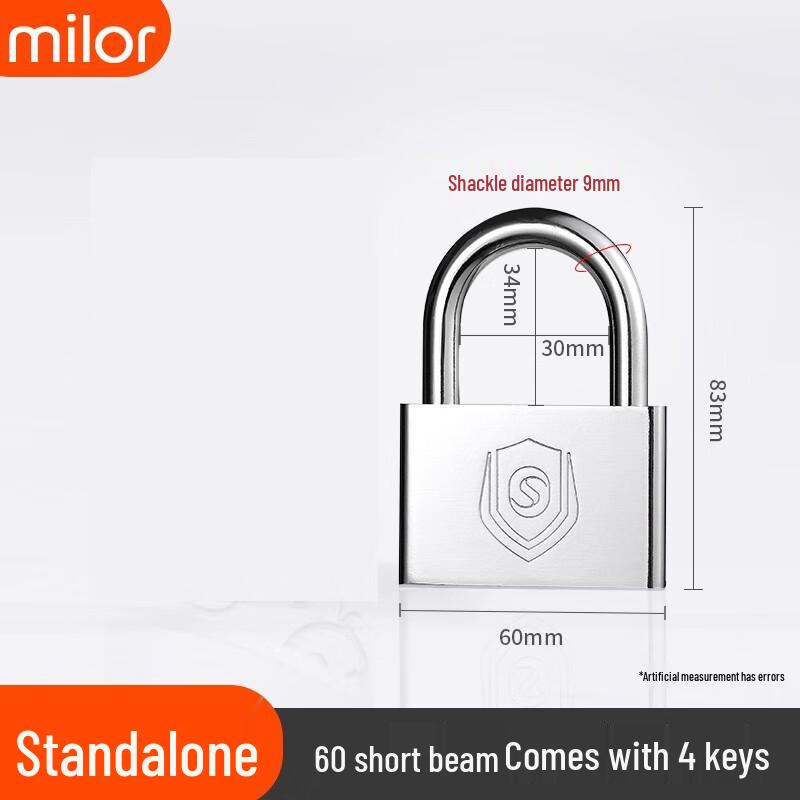 AVADEN Disposable Stainless Steel Outdoor Padlock