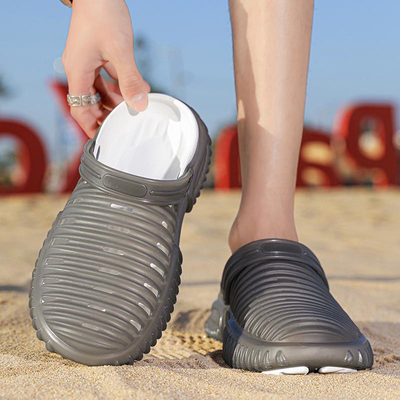 Summer Men Sandals Clogs Outdoor Casual Beach Slippers Breathable Hollow Water Sports Shoes Flip Flops Male Swim Aqua Sneakers