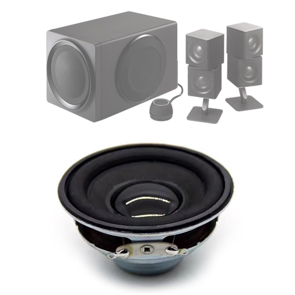 Audio 1PC 52MM 4 Ohm 5W Vollständige Palette Lautsprecher Gummi Seite NdFeB Magnetische Mini Tragbare Lautsprecher Sound heimkino