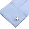 Silver Heart Cufflinks