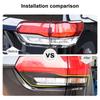 Car Front Fog Light Decoration Taillight Accessories Decorative Stickers For Jeep Grand Cherokee 2014-2017 Car Exterior Accessories, ABS Plastic