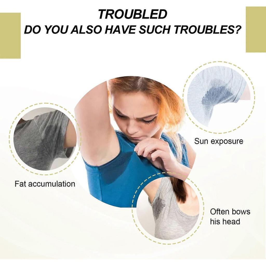 Underarm Anti-Perspirant Stick, Invisible Long-lasting Sweatproof Absorb Sweat Summer Anti-Perspirant Pad