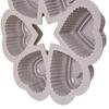 Heart Shape Silicone Cake Mold 6-Cup Non-Stick Baking Pan Soft Heat-resistant Chocolate Mold Reusable Easy Release Cake Mold for Home Kitchen DIY