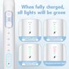 Sonic Electric Toothbrush Smart Ultrasonic Dental Teeth Whitening Rechargeable Adult Tooth Brush Sarmocare X300U with 6 Brushs