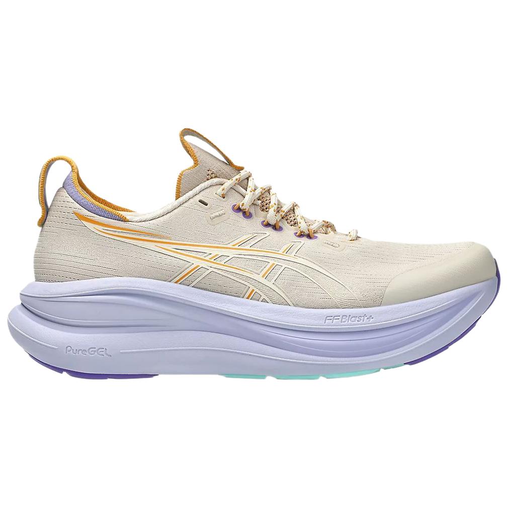 Asics Gel-Nimbus 28 Trail Running Shoes Soft Durable Women Running Shoes Light-Brown 1012C069-250