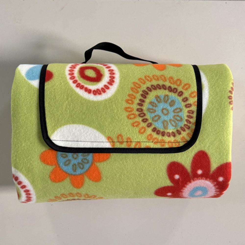 Sammet Tjock Fuktsäker Matta Bärbar Praktisk Matta Mode Ny Utomhus Camping Filt