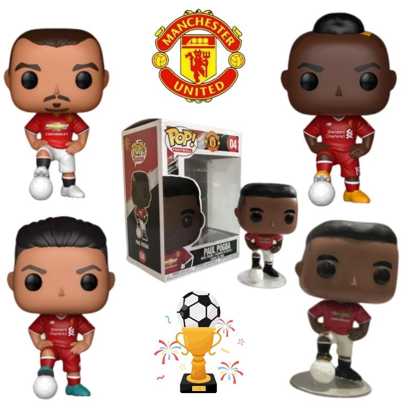 Collectible Pop Football Star Models Man Utd, Liverpool, Pogba, Salah, Ibrahimovic, Mane