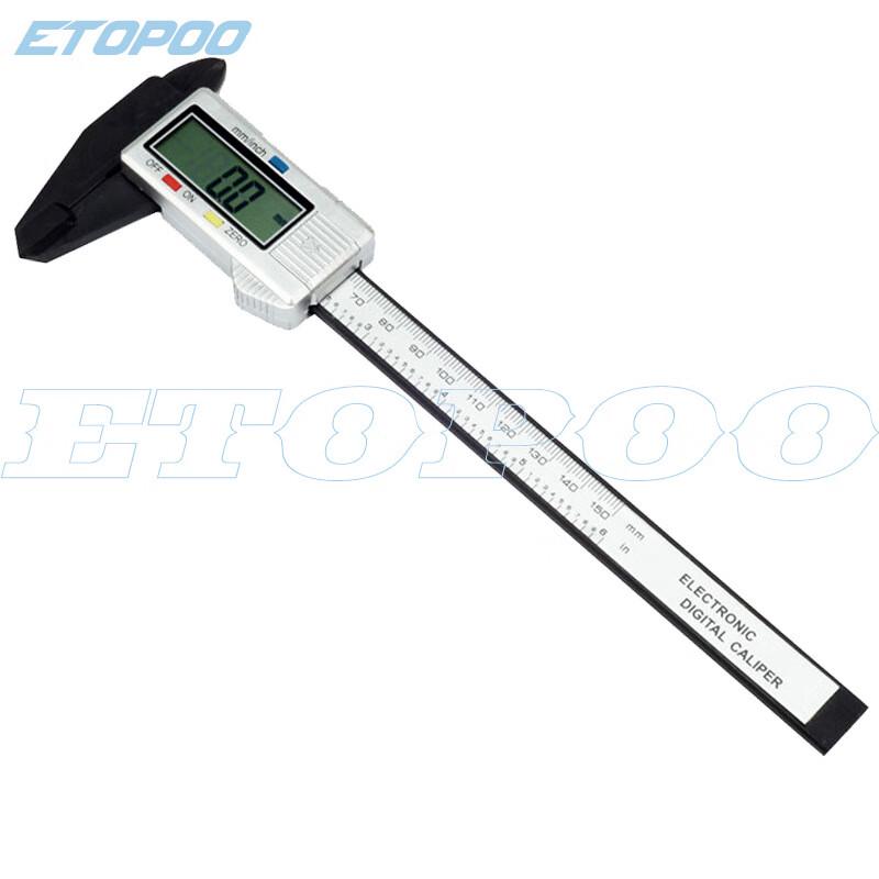 

150mm Plastic Digital Caliper CN plug (adapter included)