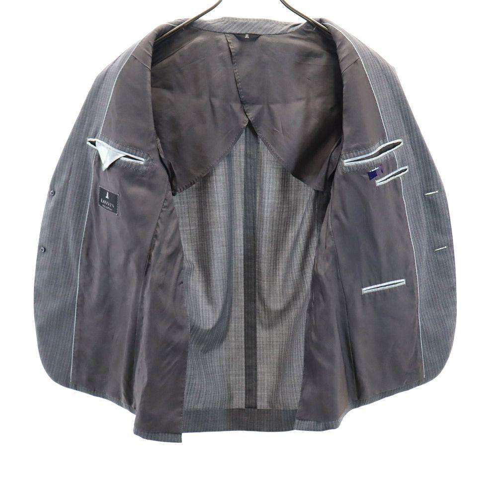 Lanvin Made In Japan Striped Pattern Wool Tailored Jacket COLLECTION Men's Used