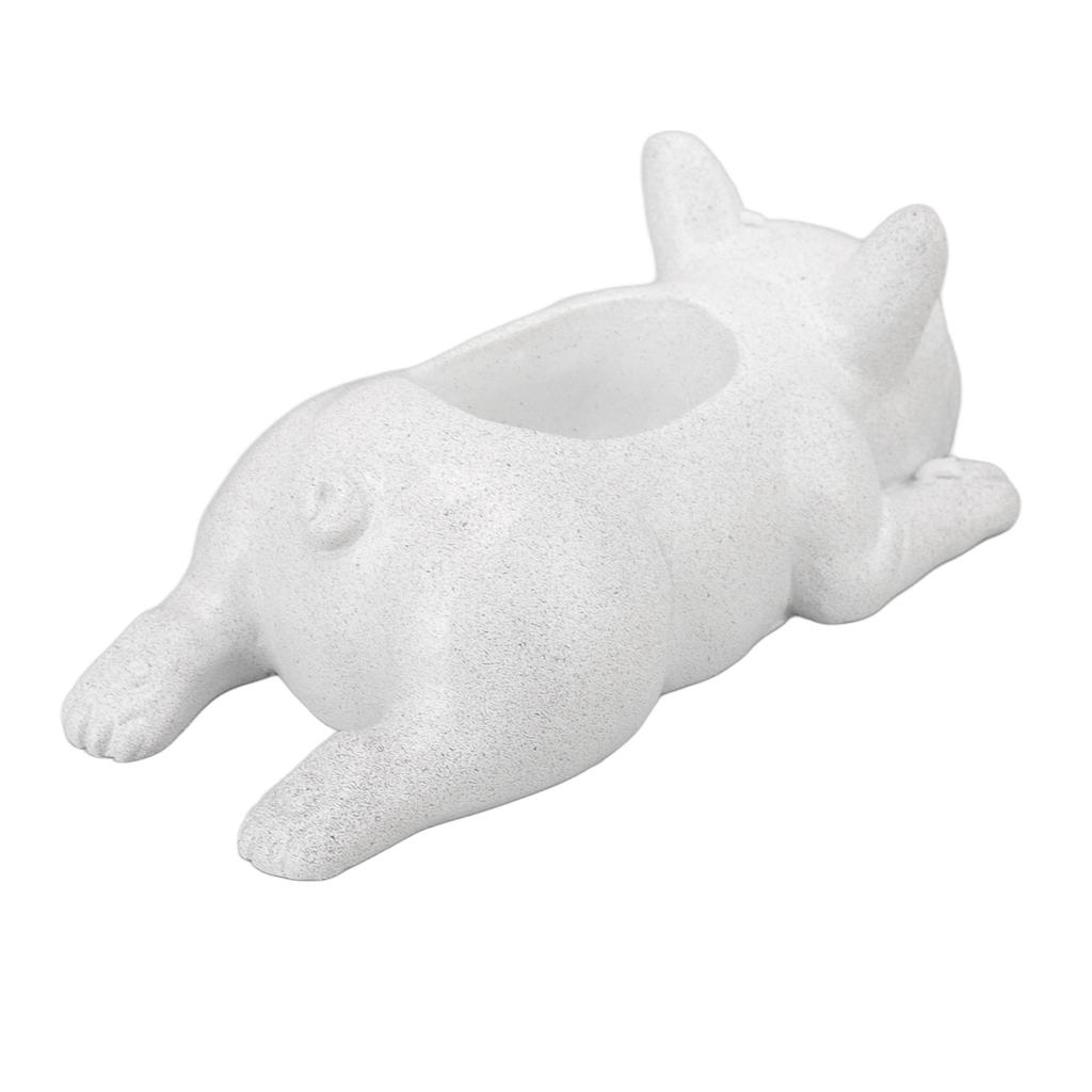 Resin Succulent Planter Pots Dog Flowerpot Office Desktop Ornament For Decorating Your Table