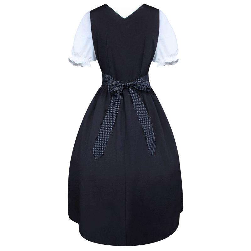 Women's Medieval Renaissance Slimming Bow Performance Costume Skirt
