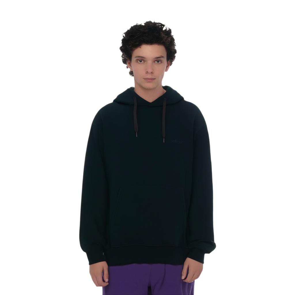 Vans Solid Color Drop Shoulder Pullover Hoodie Long Sleeve Sweatshirt Men sweatshirt VN000TRSBLK