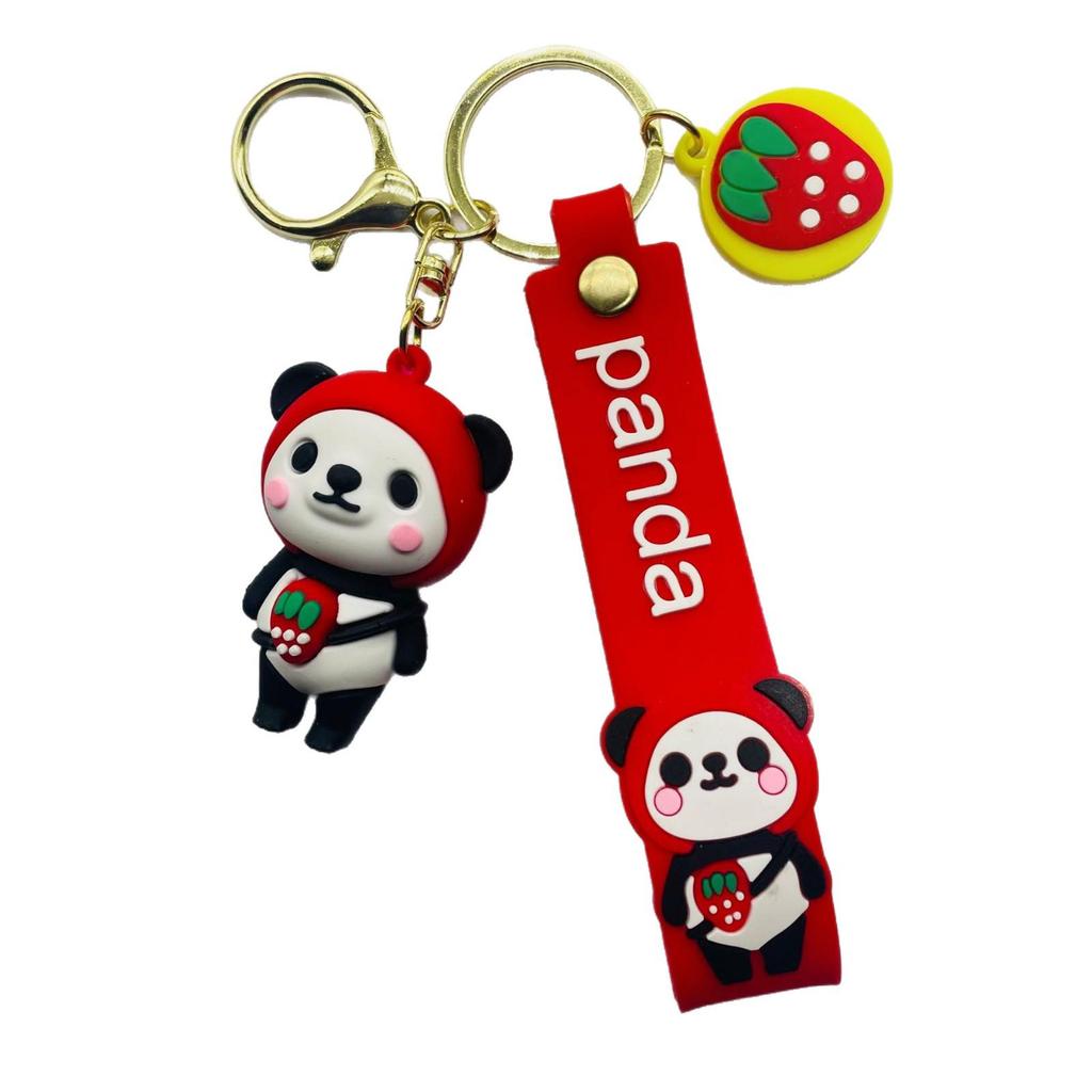 Cute Cartoon Panda Keychain Pendant - Perfect Birthday Gift for Friends