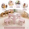 Kids Activity Table 1 Set Foldable and Chairs Toddlers Table Portable Picnic And Chairs Folding 2 for Indoor Outdoor Use