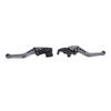 Pair of Motorcycle Short Brake Clutch Levers Adjustable Aluminium Alloy Replacement For Scrambler 400X 2023 2025 Ti