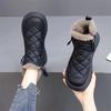 Warm snow boots  new winter piled thickened non-slip waterproof snow cotton shoes short boots