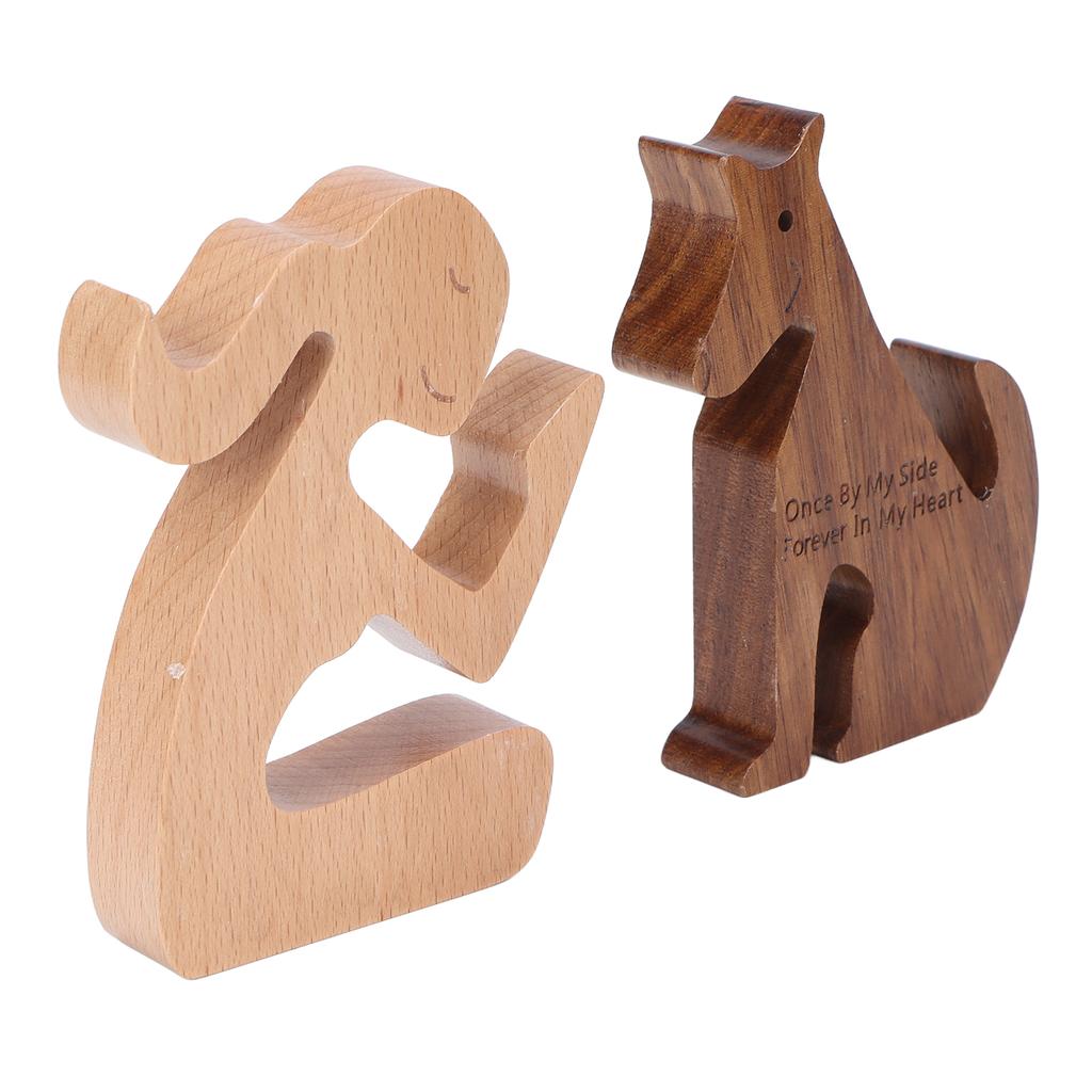 Dog Memorial Gifts for Pet Loss Passing Away Condolences Remembrance Sympathy Wooden OrnamentsA