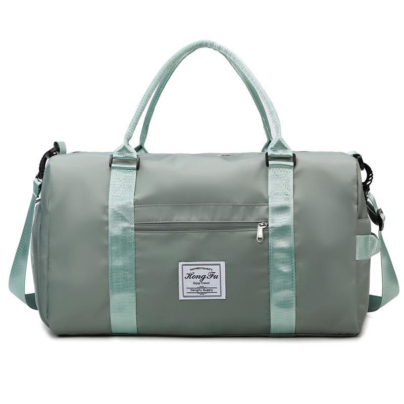 Large-capacity travel bag Women's portable multi-functional fitness bag Swimming bag Yoga bag Travel bag Lightweight and waterproof