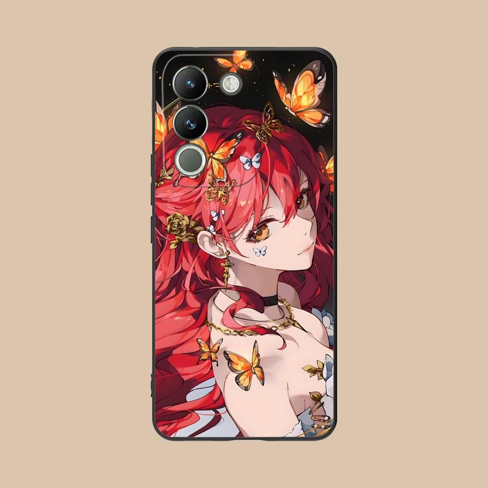 HSR Himeko Matte TPU Mobile Phone Case for VIVO V60 V50 V40 V30 V29 V27 V25 V23 Pro Lite 5G Colorful Printing Cover