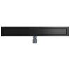 2 in 1 Shower Drain Black 80 cm Stainless Steel 304