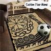 Custom Name Rug Viking Carpet Game Rug Area Rug Suitable for Kitchens, Homes, Offices, Living Rooms,Home Decor,Birthday Gift
