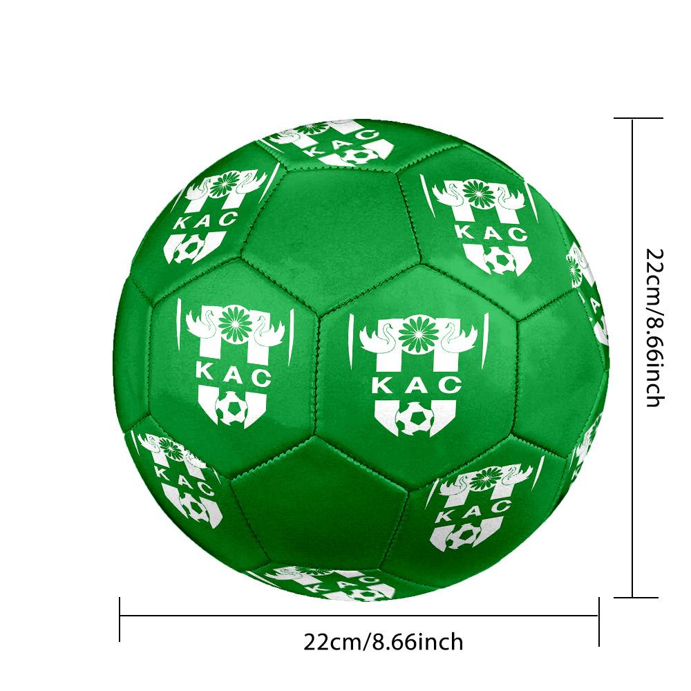 Kenitra Athletic Club Kac Indoor Soccer Ball Colorful All Ages Size 5 Machine Stitched PVC Competition Ready Durable High-Bounce