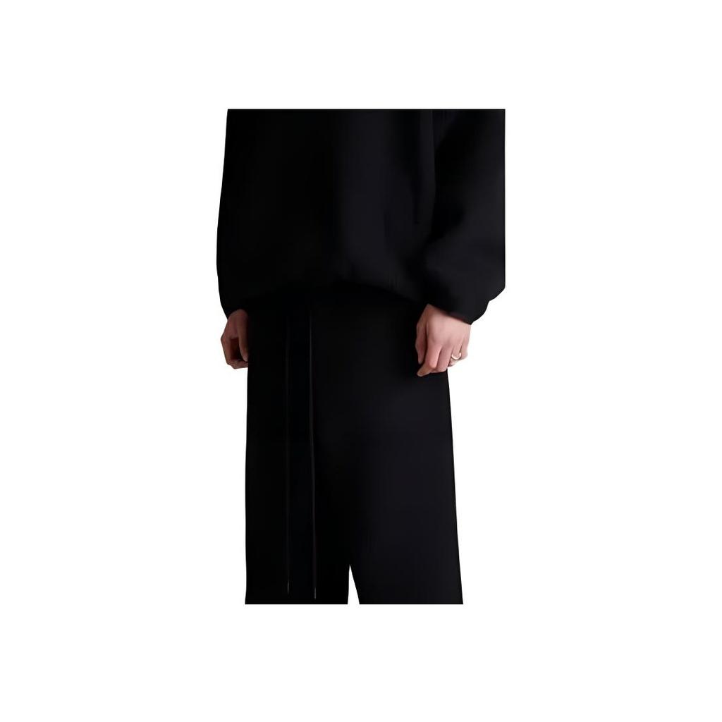 Fear of God Essentials Polar Fleece Pant Jet Black Men Bottoms 130SP244254F