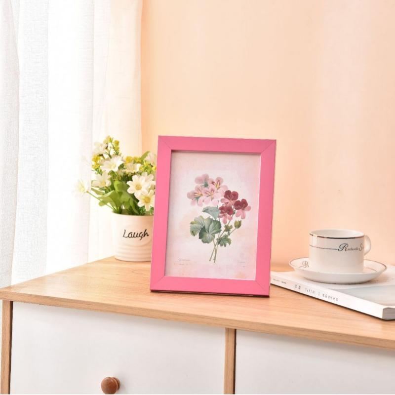 Ins Colorful Photo Frame Multi Size Drawings Picture Frame Diy Handcraft Display Holders Desktop