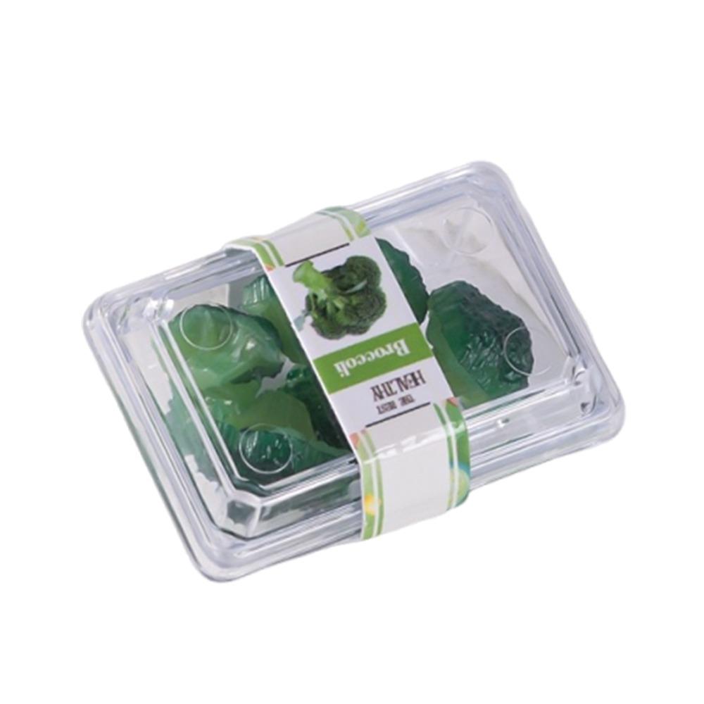 Clear Box Dollhouse Vegetable Model Simulated Design Simulated Food Dolls House Accessories  Gift