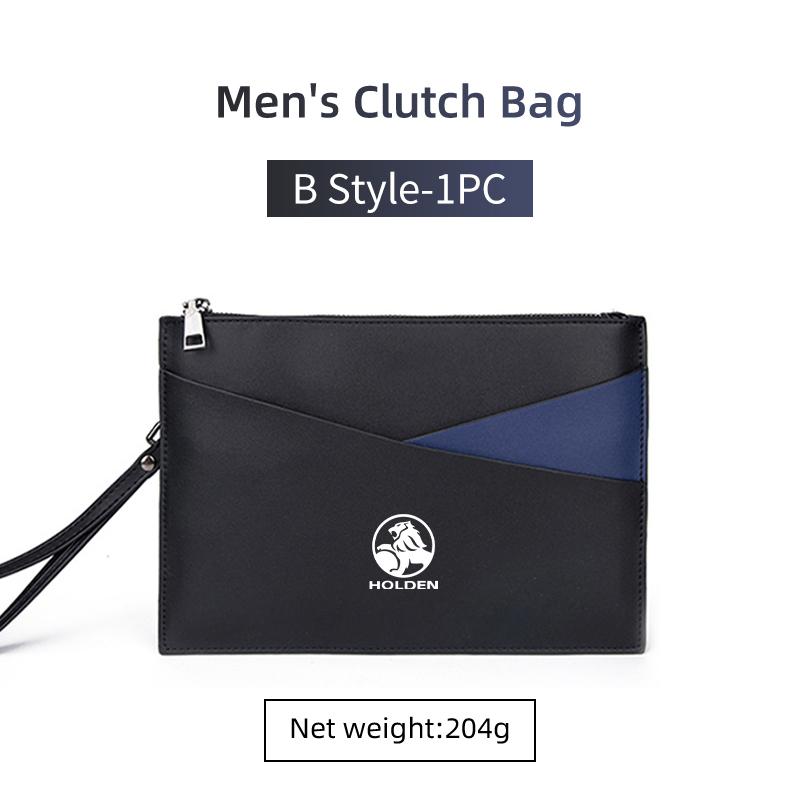 Car Men Casual Clutch Bag Large Capacity Wallet Hand Pouch For Holden Astra Commodore Monaro Trailblazer Colorado
