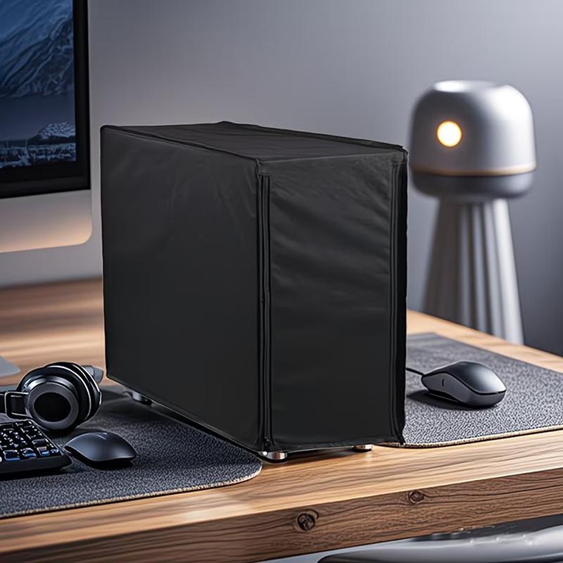 Copertura antipolvere per case di computer desktop, Custodia protettiva per unità principale, Impermeabile, Con cerniera, Adatta per case Mid-Tower e Full-Tower