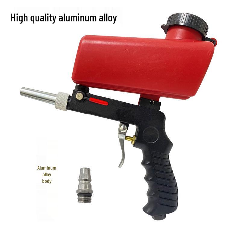 Portable Handheld Pneumatic Sandblasting Gun - Power Tool Accessory