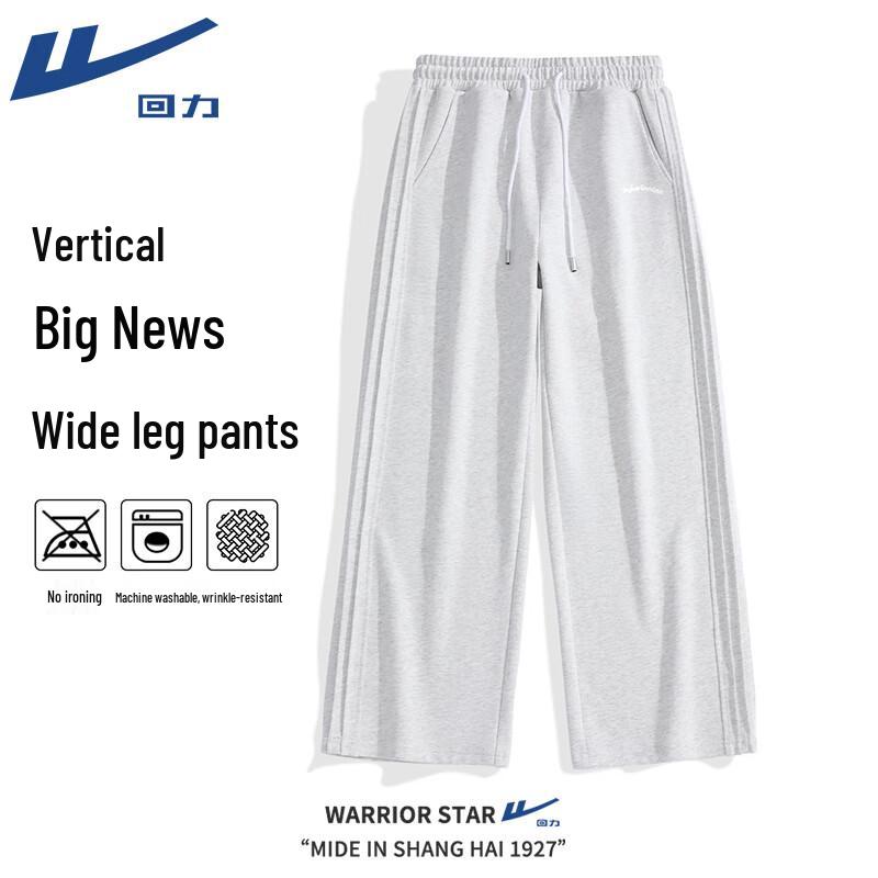 Warrior Men s Pleated Wide-Leg Casual Pants M