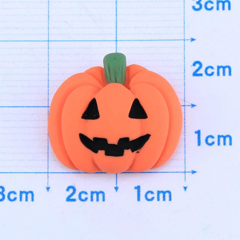 10pcs Cartoon Ghost Pumpkin Collection Flat Back Resin Halloween Party Decor DIY Scrapbooking Craft Decoration Accessories