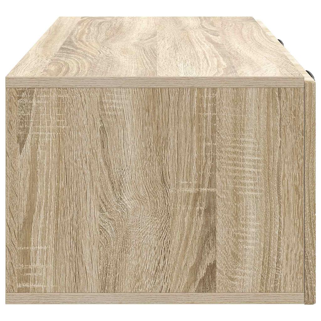 Wall Mounted TV Cabinet In Sonoma Oak 78.5 X 41 X 30 Cm