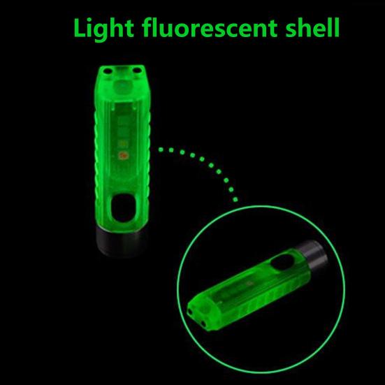 Mini Flashlights Super Bright Waterproof PC Impact Resistant Key Ring Flashlights for Outdoor