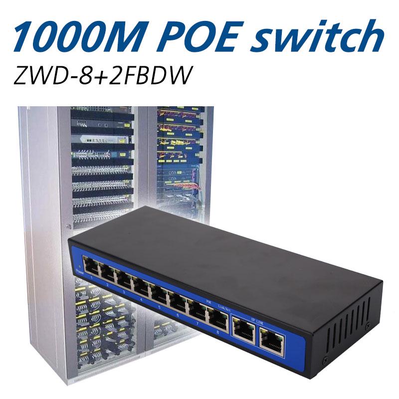 Value-5-Star Mini 8-port POE 10//100Mbps Fast Ethernet Network Smart Switch Wireless AP//IP Phones of
