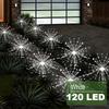 Solar LED Garden Lights - 8 lighting modes,colorful color-changing decorative lights,energy saving,garden lighting,stylish design,durable construction