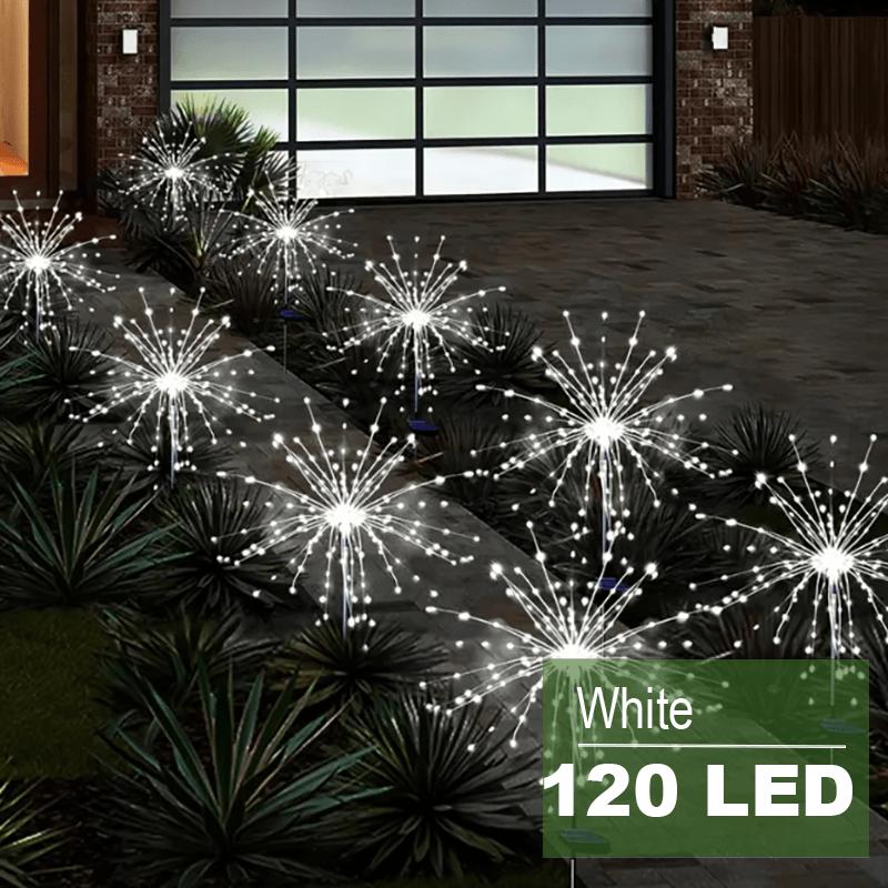 Solar LED Garden Lights - 8 lighting modes,colorful color-changing decorative lights,energy saving,garden lighting,stylish design,durable construction