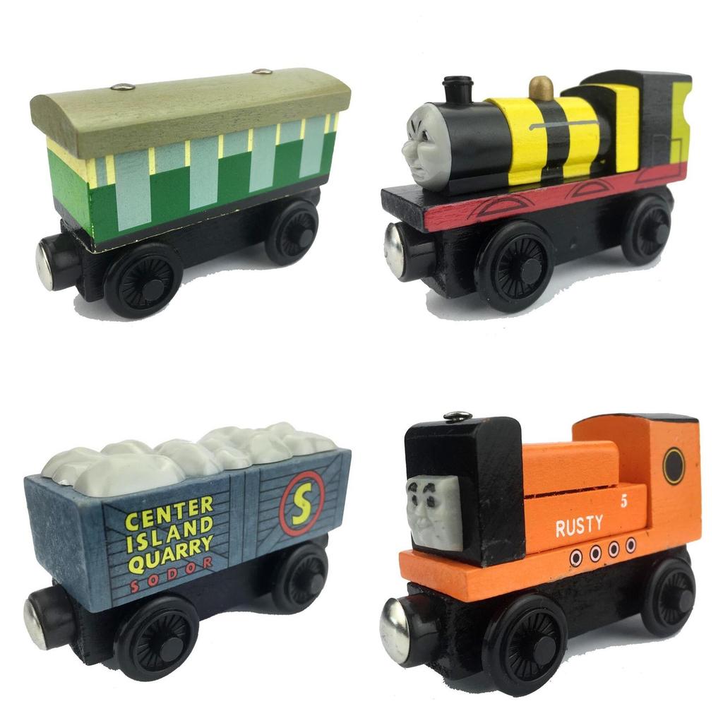 Thomas Train Car Tender Wooden Magnetic Railway Toy Truck Kids Gift Set