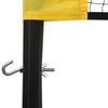 Badminton Net Yellow and Black 600 X 155 Cm PE Fabric