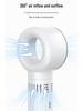 Digital Display USB Charging Bladeless Fan - Portable Desktop & Handheld Model