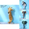 Modern Minimalist Resin Animal Wall Hooks For Home Decor With Elephant Zebra Designs
