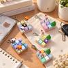 Christmas Snowman Keycap Fidget Keychain Cat Paw Fidget Button Keycap Pendant  Games