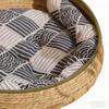 Cat Basket Bed Woven Washable Pet Supplies With Cushion And Pillow Cat Desk Bed For Indoor Outdoor Winter Travel Car Camping