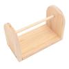 Wooden Yarn Holder Single Rotating Yarn Storage Horizontal Crochet Yarn Ball Holder for Hat Sweater
