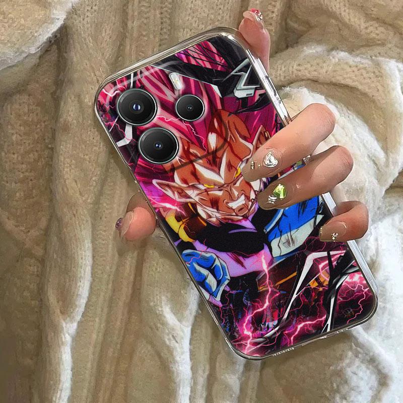 Super Vegeta Ultra Ego Case For Redmi Note 15 14 13 12 11 10 Pro Plus 5G Dragons Balls Cover For Redmi 15C 15 14C 13C Phone Case